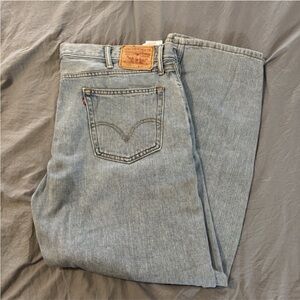 Levi's 505 Regular Fit Men's Jeans 42x30 Light Blue 100%
Cotton Non-Stretch